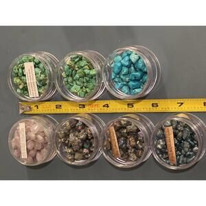 Mixed Gemstone Nugget Collection – Howlite, Amethyst, Citrine & More (SR321)